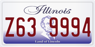 IL license plate Z639994