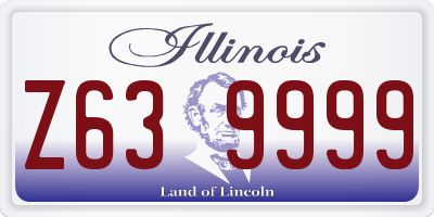IL license plate Z639999