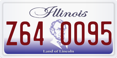 IL license plate Z640095