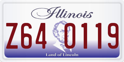 IL license plate Z640119