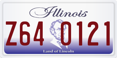 IL license plate Z640121