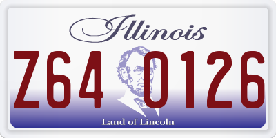 IL license plate Z640126