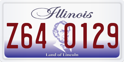 IL license plate Z640129
