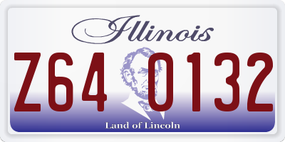 IL license plate Z640132