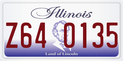 IL license plate Z640135
