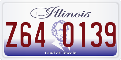 IL license plate Z640139