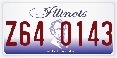 IL license plate Z640143