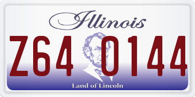 IL license plate Z640144