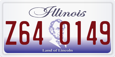 IL license plate Z640149