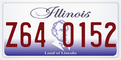 IL license plate Z640152
