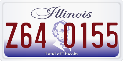 IL license plate Z640155