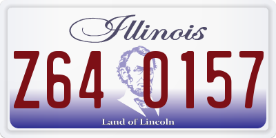 IL license plate Z640157