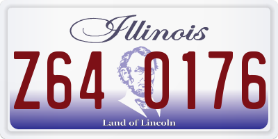 IL license plate Z640176