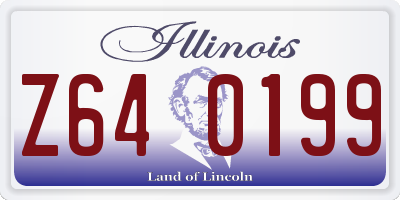 IL license plate Z640199