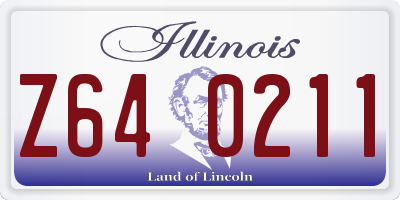 IL license plate Z640211