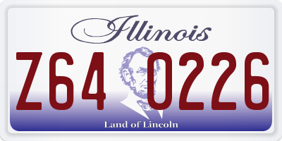 IL license plate Z640226