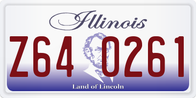 IL license plate Z640261