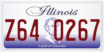 IL license plate Z640267
