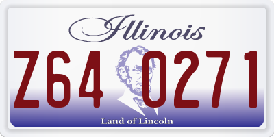 IL license plate Z640271