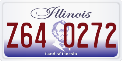 IL license plate Z640272