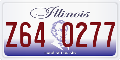 IL license plate Z640277