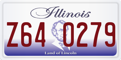 IL license plate Z640279