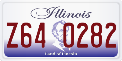 IL license plate Z640282