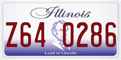 IL license plate Z640286