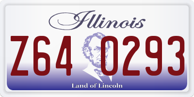 IL license plate Z640293