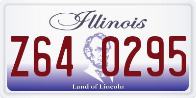 IL license plate Z640295
