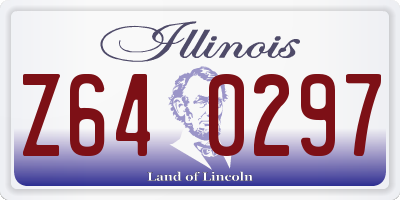 IL license plate Z640297