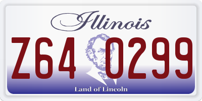 IL license plate Z640299