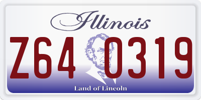 IL license plate Z640319
