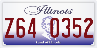 IL license plate Z640352
