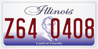 IL license plate Z640408