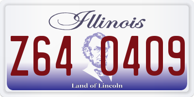 IL license plate Z640409