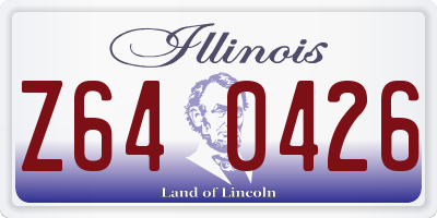 IL license plate Z640426