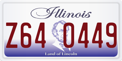 IL license plate Z640449
