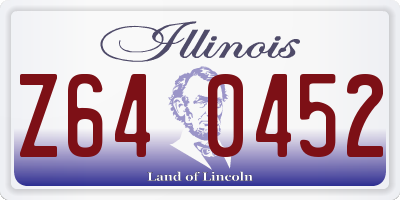 IL license plate Z640452
