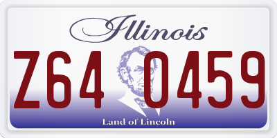IL license plate Z640459