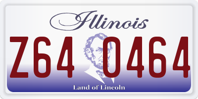 IL license plate Z640464