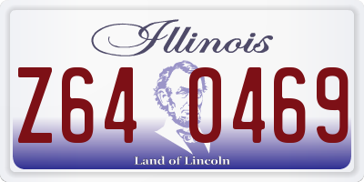 IL license plate Z640469