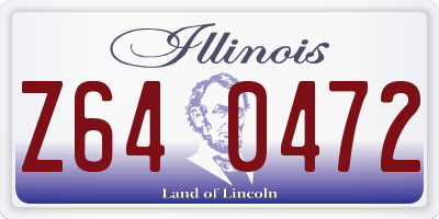 IL license plate Z640472