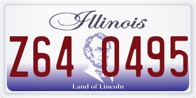 IL license plate Z640495