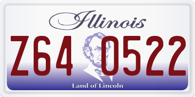 IL license plate Z640522