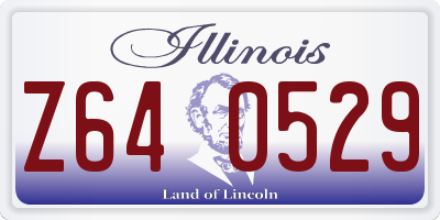 IL license plate Z640529