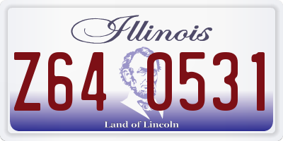 IL license plate Z640531