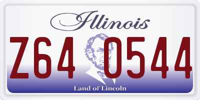 IL license plate Z640544