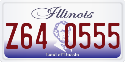 IL license plate Z640555