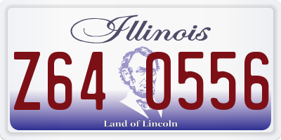 IL license plate Z640556